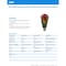 Feit Electric Feit ST19 E26 (Medium) Filament LED Bulb Multi-Colored 25 Watt Equivalence 1 pk ST19/MOSAIC - alternate 2